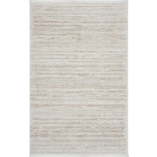 Belirtilmemiş Cool Halı Nevada 2501 Vizon Halı Çizgili Yumuşak Makine Halısı Kolay Temizlenir Yatak O