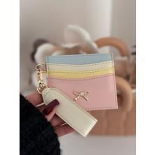 Laletto Bags Kadın Fiyonk Detaylı Anahtarlıklı Parlak Suni Deri Kartlık