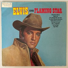 RCA Elvis Presley Elvis Sings Flaming Star Lp Plak (1977 Alman Baskı)