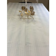 Hausset Home Pollycotton Beyaz 140/220 cm Masa Örtüsü