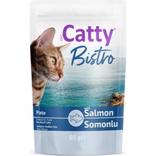 Catty Bistro Somonlu Yetişkin Kedi Konservesi 85 gr