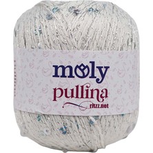 Moly Pullina 13 Beyaz - Gümüş Pullu