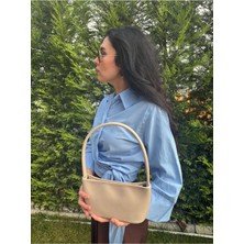 Laletto Bags Kadın Petunya Model Baget Omuz Çantası