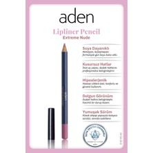 Aden Lipliner Pencil - Dudak Kalemi 62 Extreme Nude(Doğal Bej)