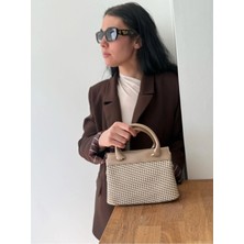Laletto Bags Kadın Vera Model Hasır Dokulu Ayarlanabilir Askılı El & Omuz Çantası