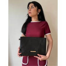 Laletto Bags Kadın Suni Deri Tablet Boy Clutch Çanta