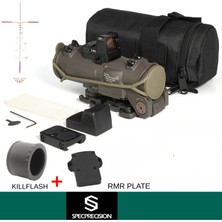 Sp Elcan Specterdr Gen3 (1-4x Milspec) Darkbrown & Rmr Reddot & Extra Kıllflash Combo Set