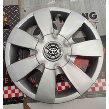 Yk 14 Inç Toyota Corolla / Yaris / Auris / Avensis Uyumlu Jant Kapağı 4'lü Takım Amblem Hediyeli