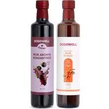 Dosewell Alıç Sirkesi ve Mor Aronya Konsantresi 2'li Paket 2x500 ml