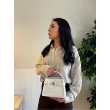 Laletto Bags Kadın Lara Model Kilit Kemer Detaylı Çanta