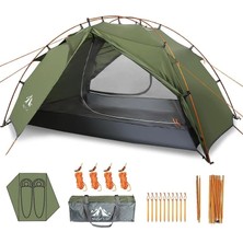 Night Cat Zp-34 2 Kişilik 4 Mevsim Alüminyum Ultralight Çadır - Yeşil