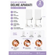 Milena Life Kulak ve Burun Delme Aparatı Küpe Dahil, Tek Kullanımlık Steril Piercing Delme Aparat, Pratik Yaylı 2 adet