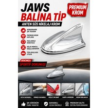 Solveks Anten Süs Jaws Balina Tip Nikelaj Krom Aksesuar Dünyası