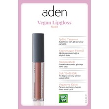 Aden Vegan Lipgloss - Vegan Dudak Parlatıcısı 07 Nude(Ten)