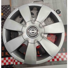 Yk 14 Inç Nissan Micra / Almera / Primera / Note / Altea Uyumlu Jant Kapağı 4'lü Takım Amblem Hediyeli