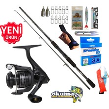 Okuma Revenger RV-3000A 270CM 7-30GR Karbon Wave Power Spin Olta Takımı Seti