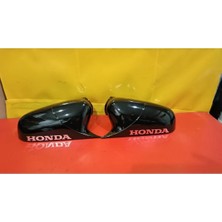 İtibar Honda Civic 2001-2005 Yarasa Ayna Kapağı Piano Black ve Bantlı