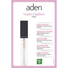 Aden Vegan Lipgloss - Vegan Dudak Parlatıcısı 10 Clear(Şeffaf)