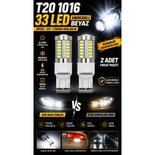 Solveks Ampul T20 1016 Dipsiz 12V 33 LED Mercekli Beyaz ( 002232 ) Aksesuar Dünyası