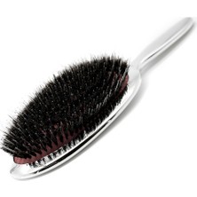 LOM1051 Lüx Oval Kürek Saç Fırçası, Galvanik, Pürüzsüz Yüzey, Premium (Sılver)