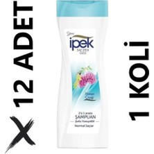İpek Ipek Akasya Çiçeği 2'si 1 Arada Şampuan 12 x 480 ml