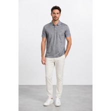 Bihan Store Polo Yaka Jakarlı Erkek Tşhırt Herman 3060-GRI