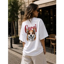 Montree Kadın Oversize Baskılı %100 Pamuk T-Shirt