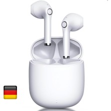 By Deji Curvy Kablosuz Bluetooth Kulak Içi Kulaklık, Hd Mikrofonlu Ultra Hafif, Hifi Ses - Beyaz