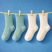 Solde Socks Solde Premium Kız Bebek Soket Çorap 2’li Deneme Paketi – Pastel Renkler