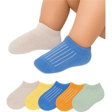 Solde Socks 5’li Renkli Bebek Patik Çorap Seti – Pamuklu, Rahat ve Nefes Alabilir