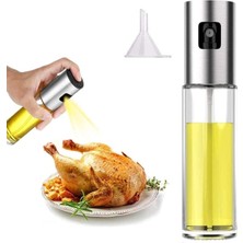 ml Cam Sprey Yağdanlık Airfryer Salata Barbekü Yağ Sirke ve Sos Için Püskürtme Şişesi