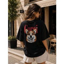 Montree Kadın Oversize Baskılı %100 Pamuk T-Shirt