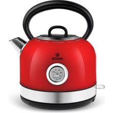 Emsan Retro Su Isıtıcısı 2202 Retro 2,2l Kırmızı 2200W