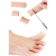 Adet 6 cm Ayak Başparmak Kemik Koruyucu Tırnak Batması Için Kumaş Kaplı Silikon Tüp Nasır Koruyucu Kumaş Kaplı Silikon Teo Tüp Kumaş Paramak Eğriliği Baş Parmak Kemik Koruyucu