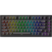 Akko TAC75 He Black %75 Glare Manyetik Switch 8k Hz Hall Effect Argb Ingilizce Gaming Klavye