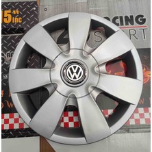 Yk 14 Inç Volkswagen Polo / Golf / Jetta / Bora Uyumlu Jant Kapağı 4'lü Takım Amblem Hediyeli