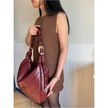 Laletto Bags Kadın Frezya Model Kemer Detaylı Çapraz Çanta