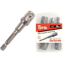 Gfb 1/2X73MM-HEX-LOKMA Adaptörü (4 Adet)
