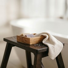 F&S WoodArt Doğal Zeytin Ağacı Ahşap Mini Tepsi Sunumluk kase tabak