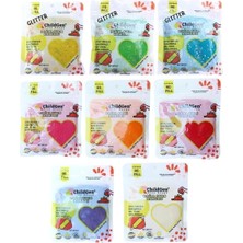 Oyun Hamuru - 4lü Glitter Set 4X125 gr Vakumlu Kartuş Paket - Ecopack-Refill