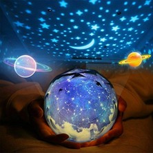 ve Gezegenler Projeksiyon Gece Lambası Işık