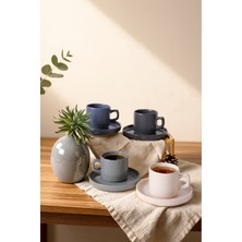 Keramika River Stackable Çay Takımı 8 Parça 4 Kişilik 324-399-627-950