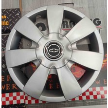 Yk 14 Inç Chevrolet Aveo / Lacetti / Epica / Spark / Cruze Uyumlu Jant Kapağı 4'lü Takım Amblem Hediyeli