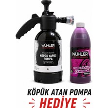 Wühler %95 Cilalı Pembe Oto Şampuanı 750 Ml+ 🎁 Hediye Köpük Atan Basınçlı Pompa 2 Lt
