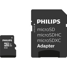 FM08MP45B/10 Sınıf 10 Micro Sd 8 GB Hafıza Kartı Adaptörü