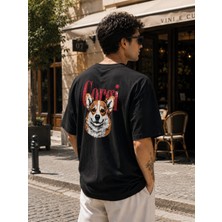 Montree Erkek Oversize Baskılı %100 Pamuk T-Shirt