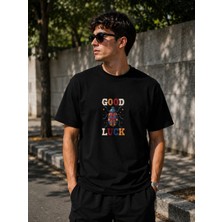 Montree Erkek Oversize Baskılı %100 Pamuk T-Shirt