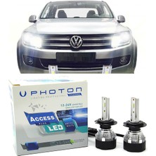 Photon Vw Amarok LED Xenon Kısa Far Ampulü H7 Access Yeni Seri Beyaz