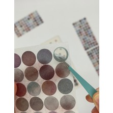 Kağıt Gemi Dükkan Monet Garden Pastel Tonları 6 Yaprak 312 Adet Yuvarlak Kağıt Sticker Seti / Etiket / Çıkartma