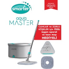 Premini Aqua Master Üçgen Aparat ve Kare Mop ile Temizlik Seti, Hediye Dahil
